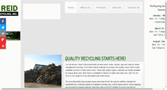 Desktop Screenshot of jhreidrecycling.com